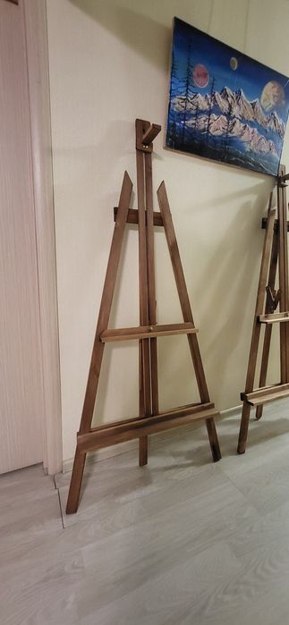 Мольберт напольный, деревянный