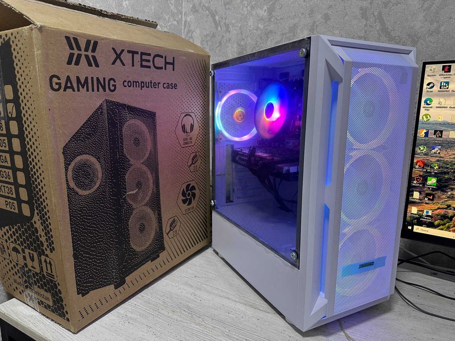 Игровой кейс 12 ядерный/ 16 gb ram / RX 5500XT 8gb Видеокарта