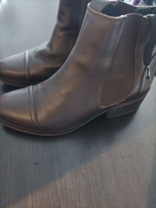 Ghete damă piele ,maro