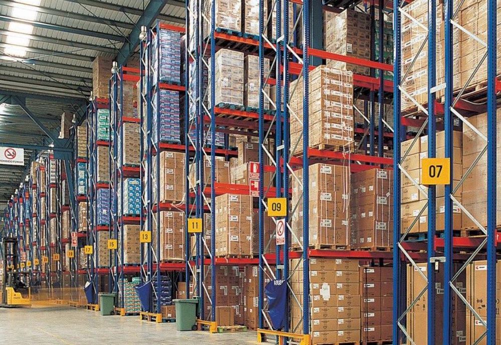 Rafturi metalice pentru paleti L2.7M/2400kg