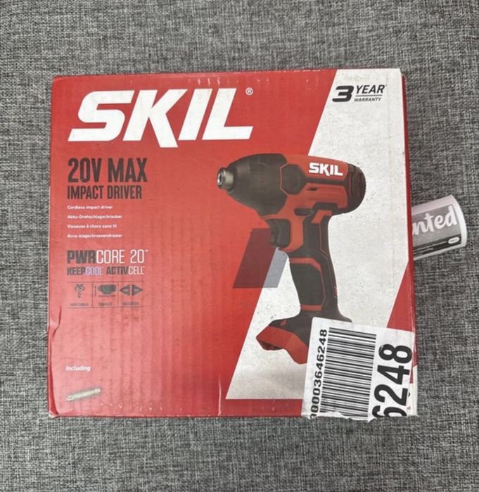 Masina de insurubat cu impact Skil cu acumulator&incarcator 20 V, 2 Ah