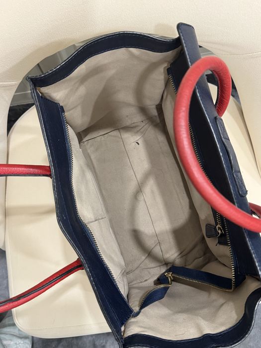 Celine Tricolor сумка кожаная