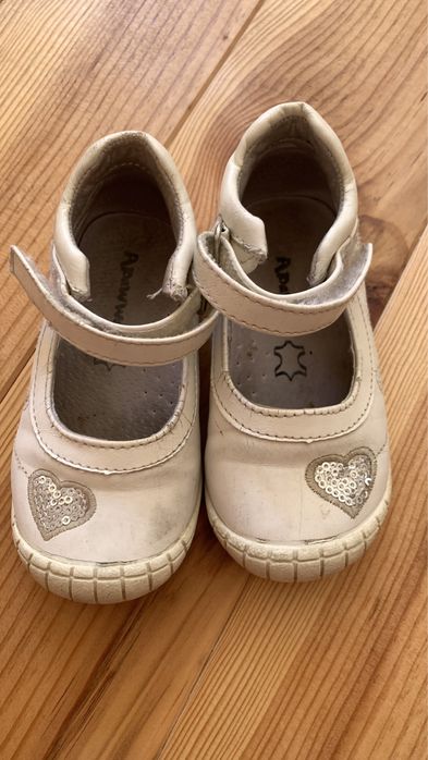 Pantofiori fetite, piele, marimea 23