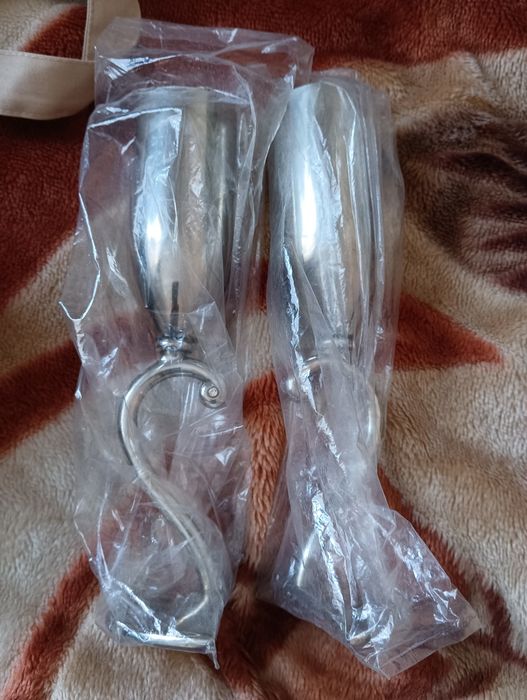 Для подарка фужеры метал