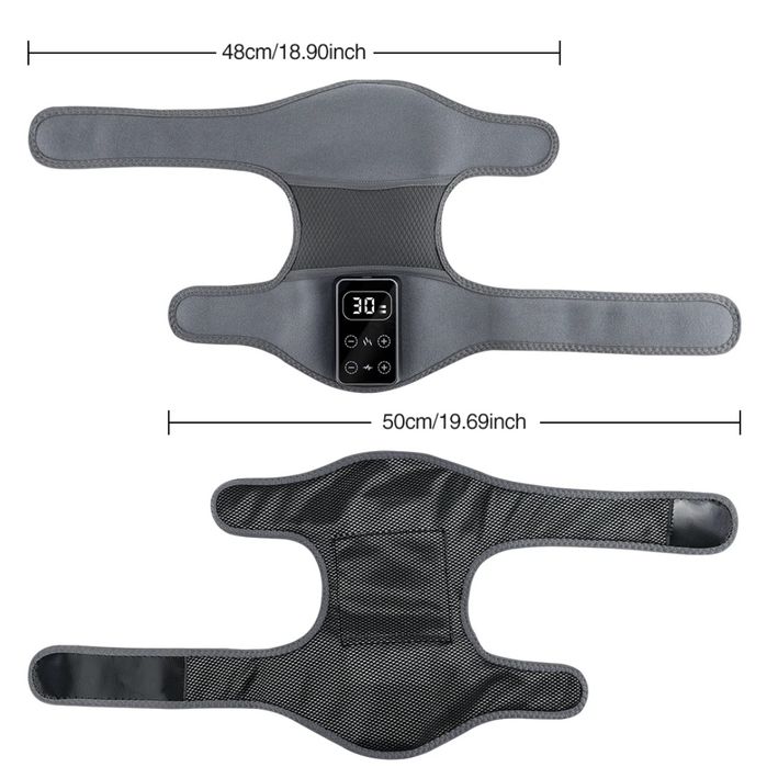 Mасажор за коляно с нагряване и вибрация, облекчава болката при артрит