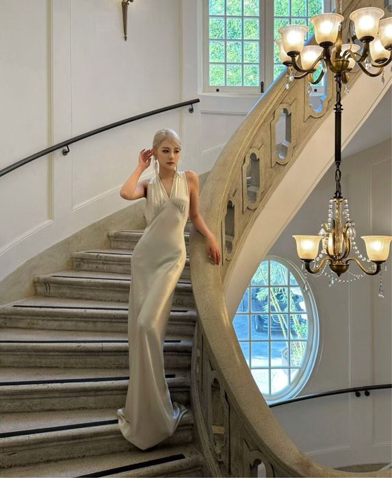 Вечерние платье с жакетом