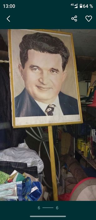 Ceaușescu pancartă
