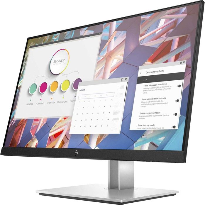 Монитор HP E24 G4 – 24" Full HD IPS с гаранция и отлично качество