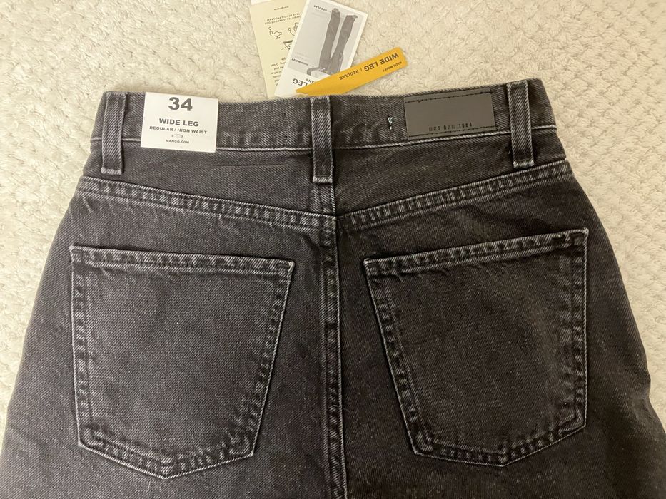 blugi evazati MANGO Woman