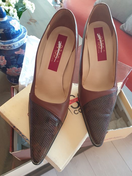 Pantofi piele,maro ,