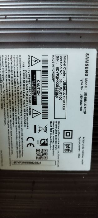 Placa de baza,sursa ,tv UE49NU7102K