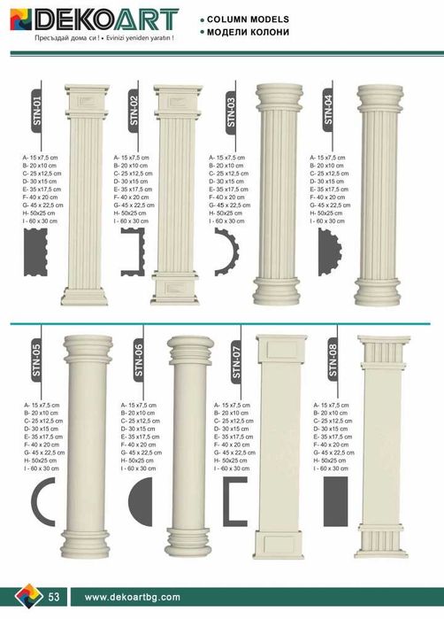 Шапки и капители
