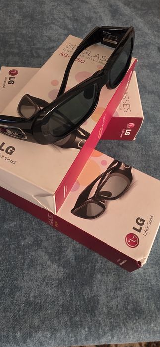 LG 3D очки модель на каробке