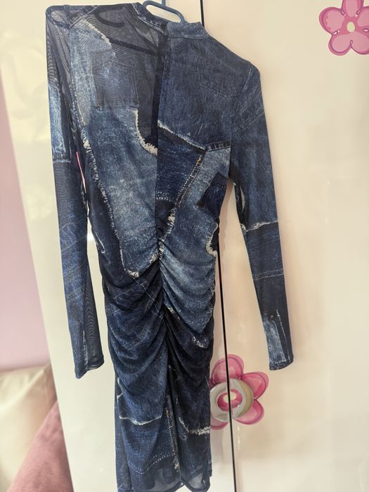 Edited рокля с дънков ефект