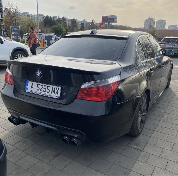 Лип Спойлер Задно Стъкло BMW БМВ E60 - Черен гланц -  Батман - НА СКЛАД!!
