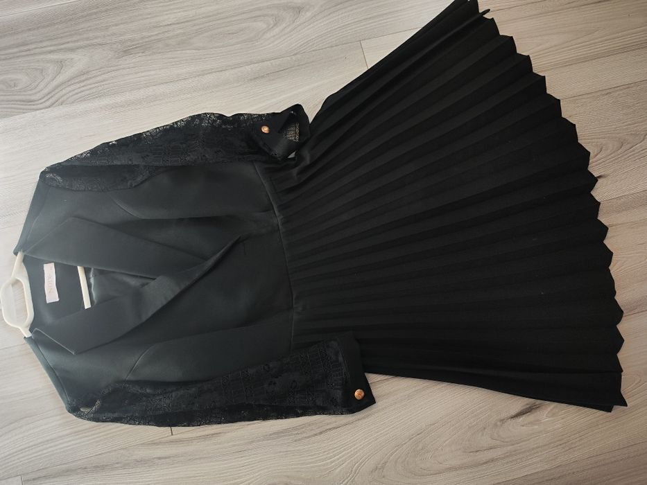 Rochie cu mânecă lungă, transparenta 38