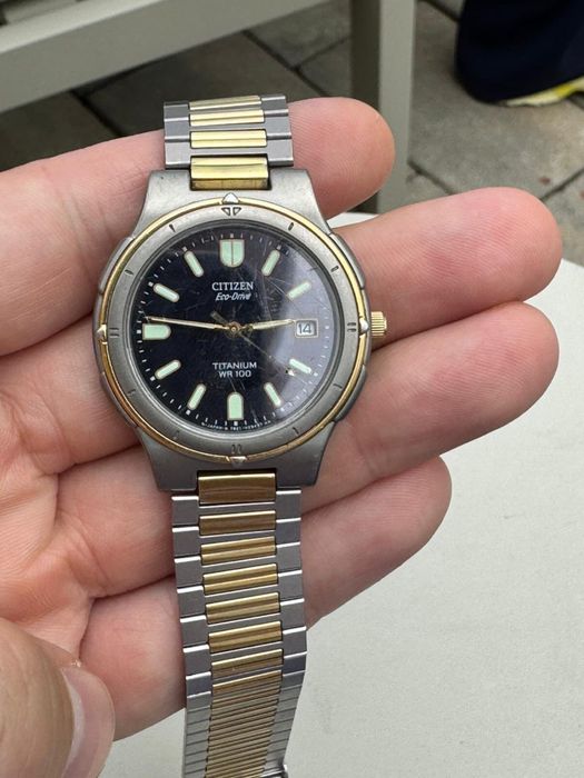 Ceas citizen eco drive titanium 100 wr