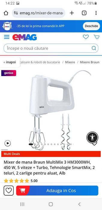 Mixer Braun  880 M