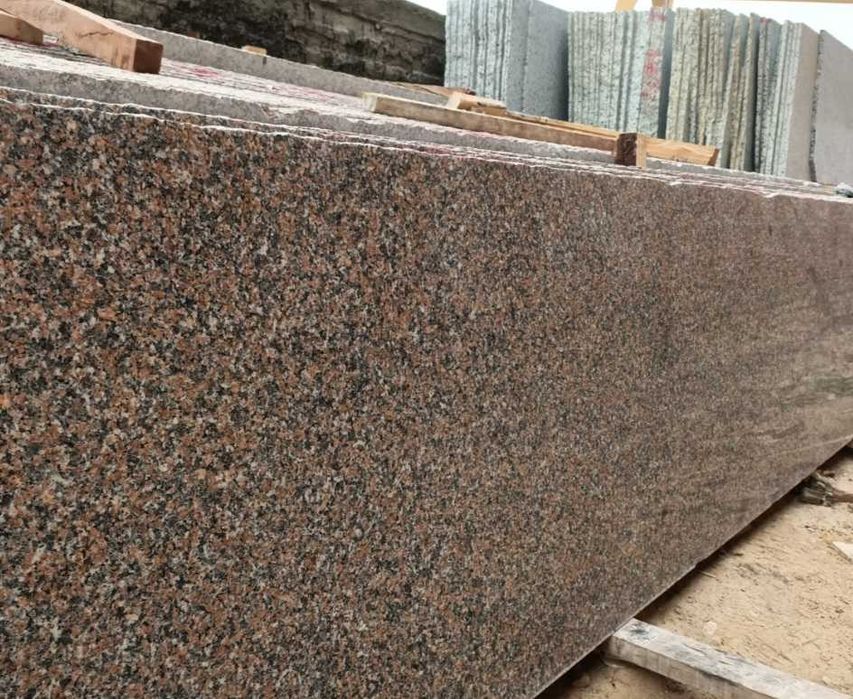 Промоция - Первази от Гранит Роза Дарк - 13.60 линеен метър до 20 см.