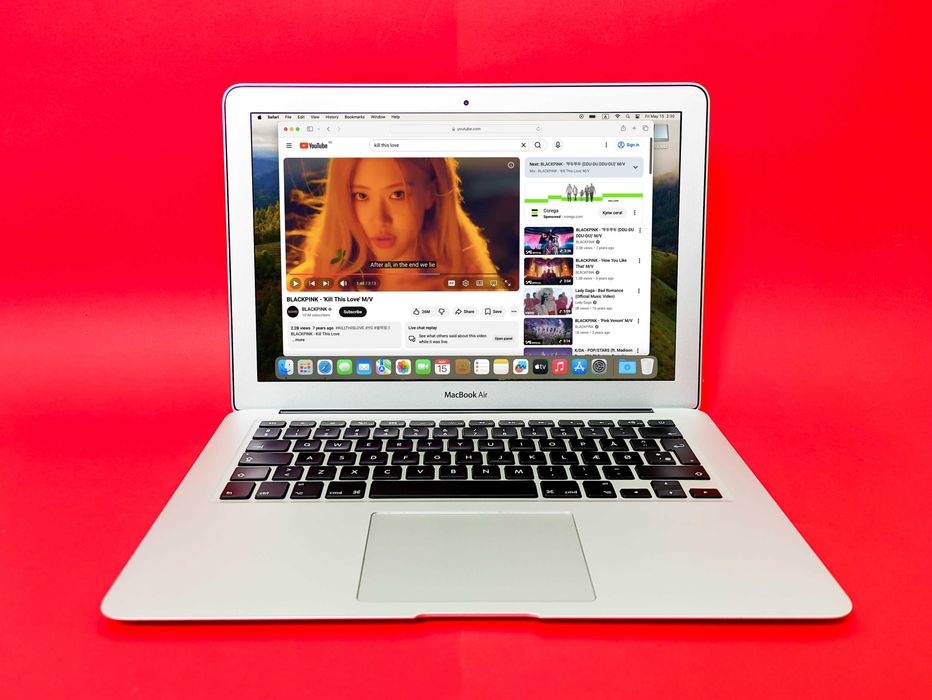 MacBook Air 2015 13 инча, i7, 8GB RAM, 240GB SSD, 84.2% (9 Часа) Батерия Apple Лаптоп Топ Състояние