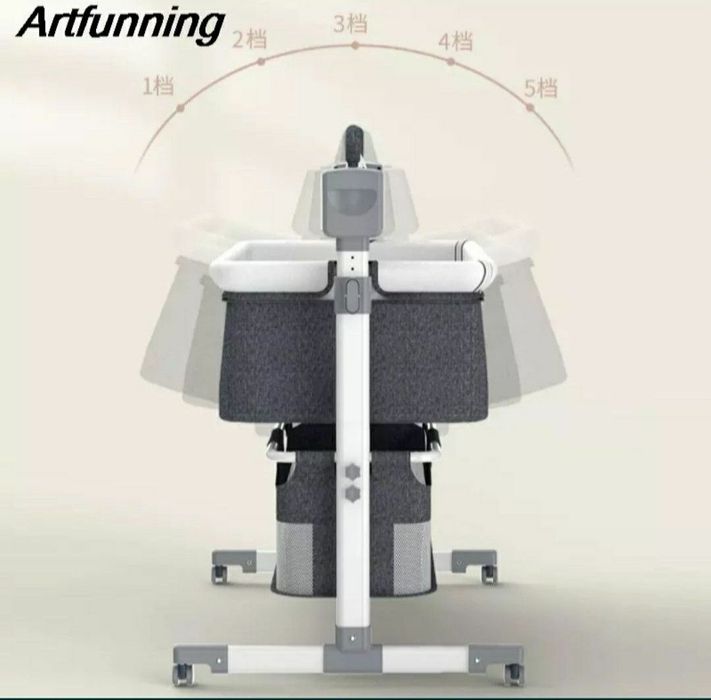 Доставка бесплатная. Детская электрическая люлька Прикроватная кроватк