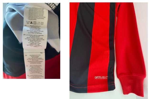 4 Tricouri noi, maneci lungi, Sondico, AC Milan, 12 ani, baieti