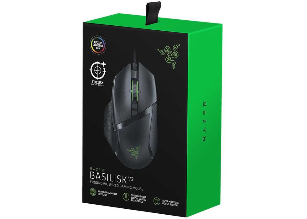 Mouse Gaming Razer Basilisk V2 RGB 20K Dpi USB cu fir nou sigilat