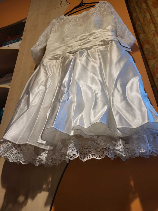 Нова булченска бяла рокля 103/95/113