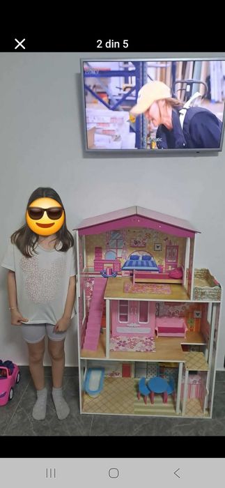 Căsuță lemn pentru păpuși