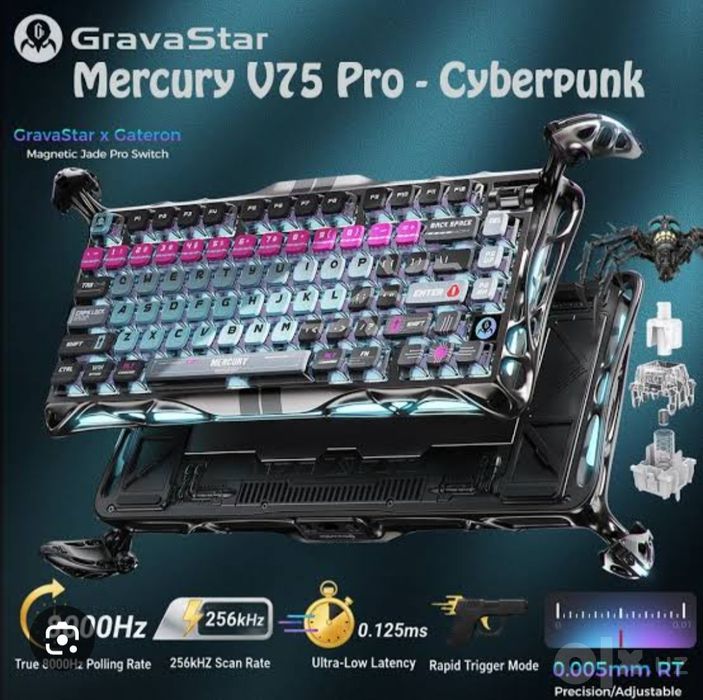 Gravastar v75 pro Магнитная Клавиатура