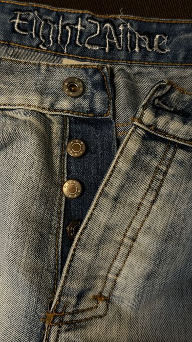 VINTAGE JAPANESE constructive knee denim balenciaga style