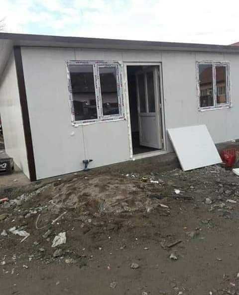 Casa Modulara, Garaje Auto, Containere din panou sandwich termoizolant