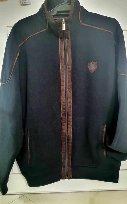 Мъжки пуловер с цип - Bugatti