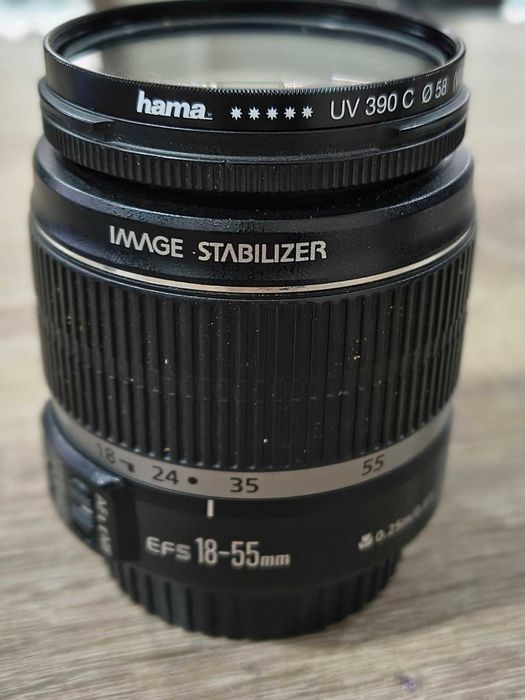 Обектив Canon EF-S 18-55mm f/3.5-5.6 II.(HAMA)