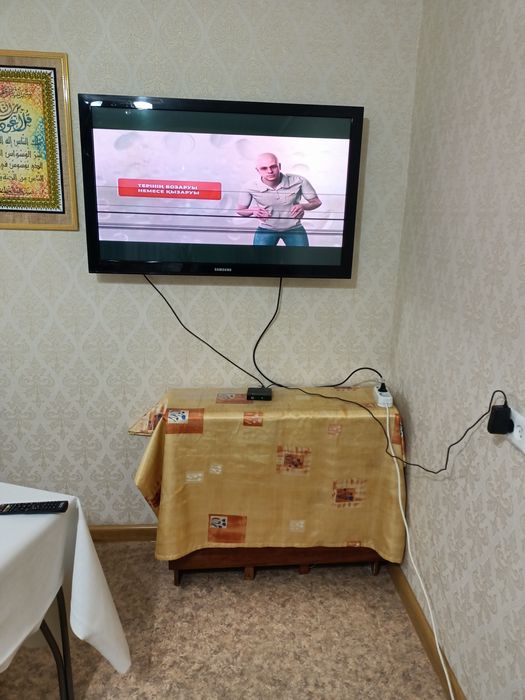 Установка Телевизора на стену Кранштейном ТВ  tv Теледидар жарга илем – pohled 4