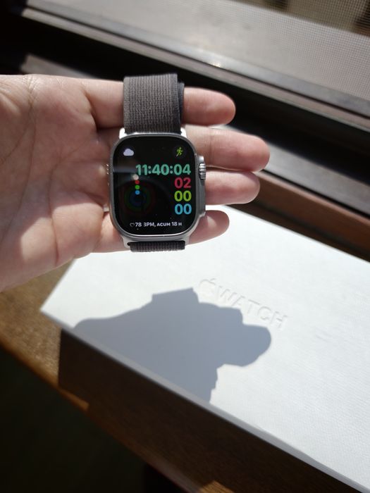 Apple Watch Ultra 1 - Titanium - Baterie 87% - Impecabil