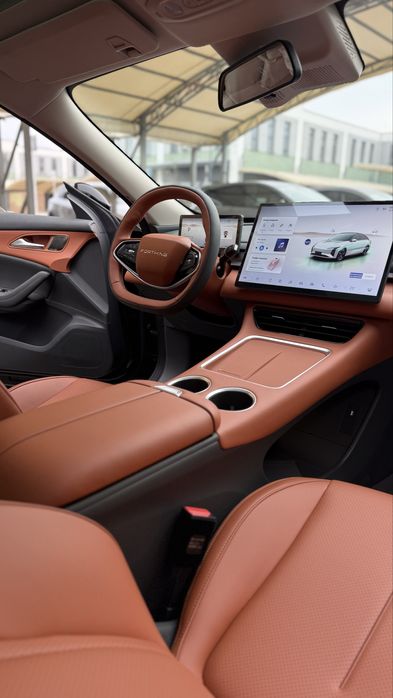 Dongfeng S7 FORTHING гибрид 3 йил гарантия оранжевый салон кузов кора