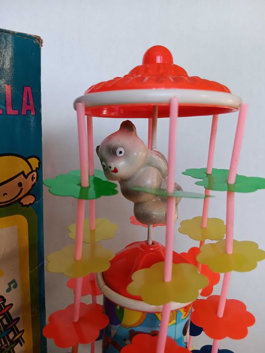 Gyral Umbrela Clockwork PS316, Jucarie veche de colectie Chinezeasca