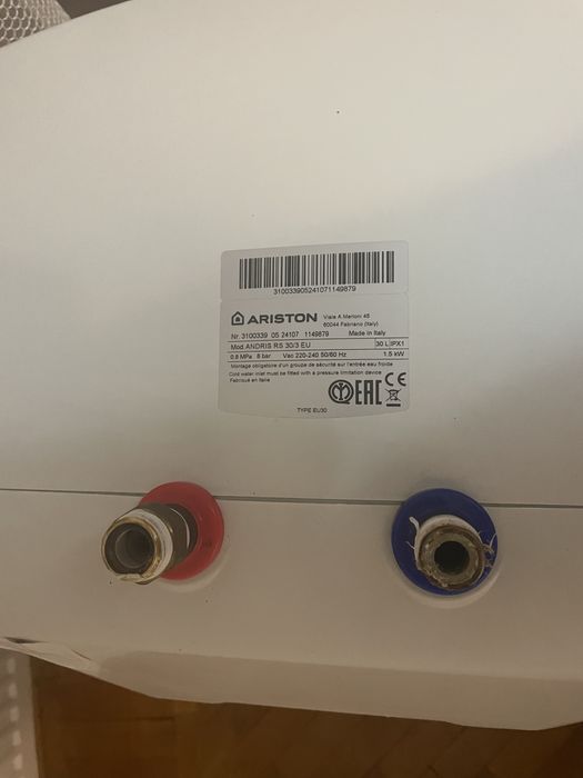 Boiler Ariston/ Andris Rs 30/3 EU