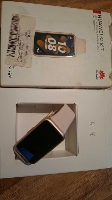Bratara fitness Huawei Band 7, Silicone Strap, Nebula Pink