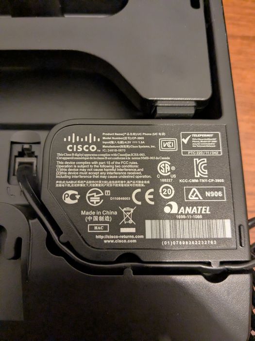 IP телефоны Cisco 7962G и CP-3905