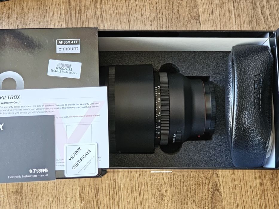 Обектив Viltrox AF 85mm F1.4 PRO FE за Sony