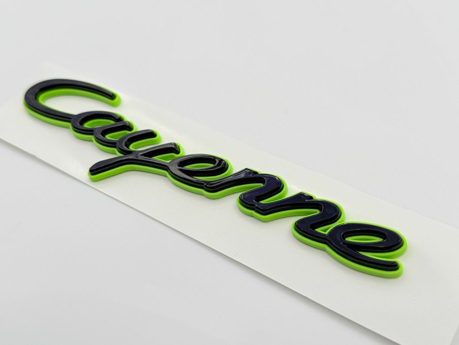 Emblema Compatibila PORSCHE Cayenne Hybrid negru