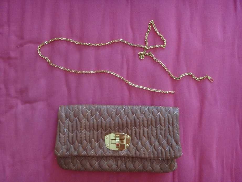 Нова дълга златиста верижка/дръжка за чанта или друг аксесоар