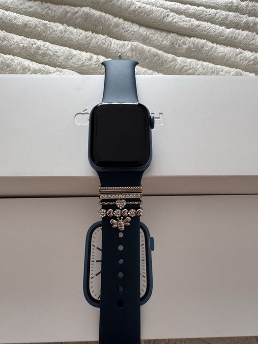 Apple Watch seria 7 41mm Blue aluminium case