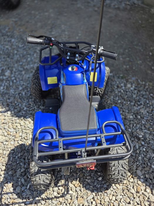 ATV electric pentru copii NITRO Torino Quad 1200W 48V Big Tyre, culoare Albastra
