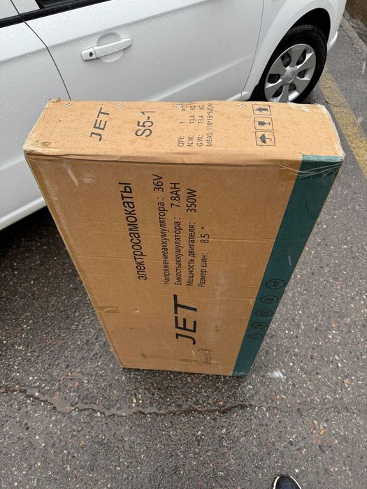 Электросамокат JET 350W | 36V 7.8Ah складной до 30км запас хода