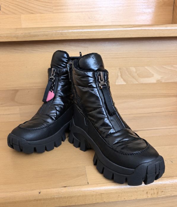 Botine, ghete călduroase, negre, fete, 29