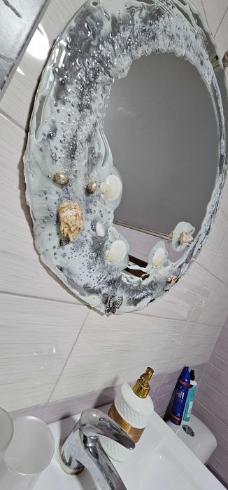 Бутикови огледала, часовници за стена баня ,спалня, ръчна изработка