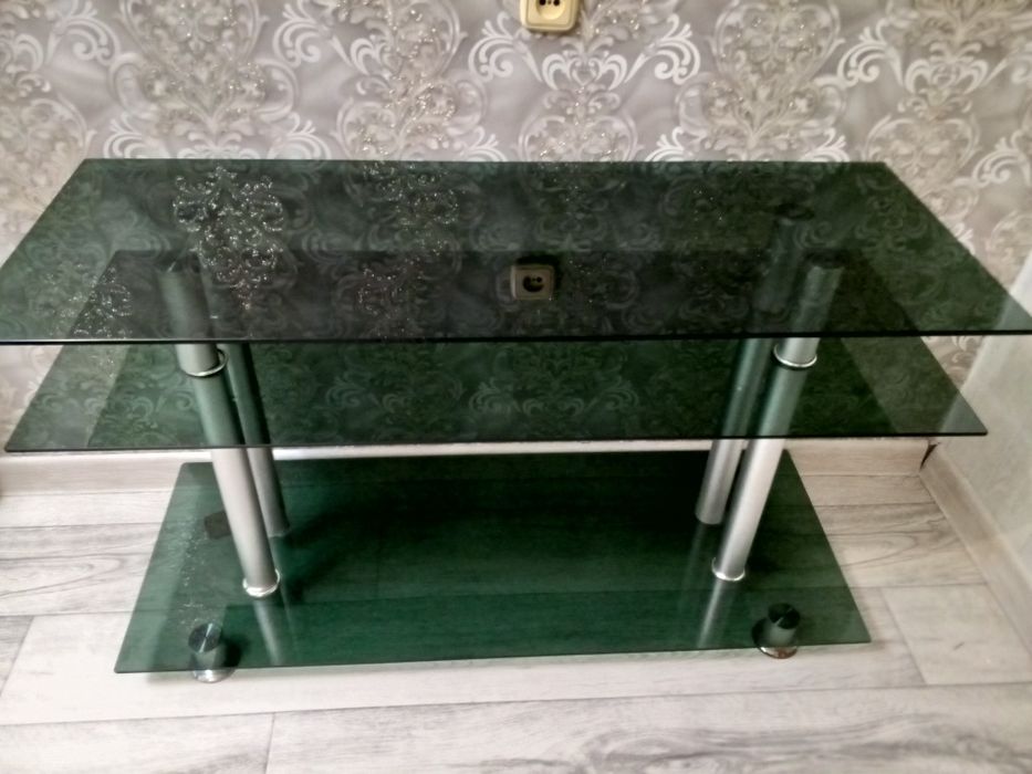 Подставка под телевизор стеклянная